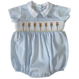 Lulu Bebe Smocked Bubble for Boys